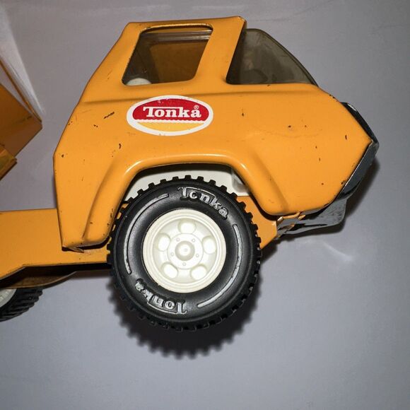 70's tonka trucks vintage (Lot Of 3) Dump, Front End Loader And Bulldozer. - Picture 8 of 16